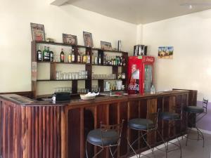 Lounge nebo bar v ubytování A la Ficelle du Lac Rose
