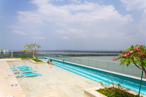 Бассейн в 5* 2H con piscina, frente a la playa Morros. Wifi или поблизости