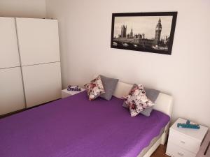 Postel nebo postele na pokoji v ubytování 3 bedroom apartment with terrace and free parking