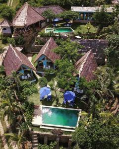Bazén v ubytování Blue Monkey Retreat Areguling Lombok nebo v jeho okolí