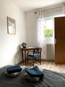 Postel nebo postele na pokoji v ubytování Ti Gwenn + 23 fotografií