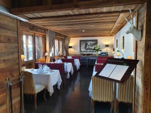 Posezení v ubytování Le Chalet Blanc