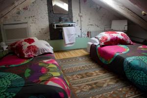 Cama o camas de una habitación en Scala Mata