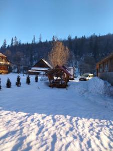 ''Ізківський затишок" село Ізки v zimě
