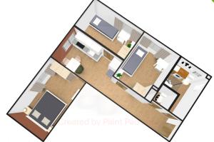 Plán poschodí v ubytovaní Apartament NOTI Gdynia z parkingiem