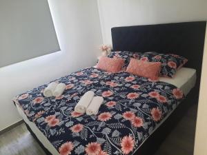 Postel nebo postele na pokoji v ubytování Novi Lux