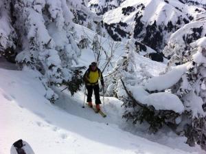Obiekt Berggasthof Biberg zimą