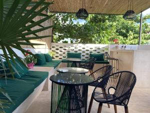 Istumisnurk majutusasutuses Latino Hotel Boutique
