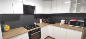 Kuchyňa alebo kuchynka v ubytovaní Apartament przy Parku + 6 fotografií