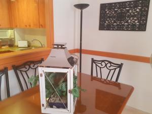 Kuchyň nebo kuchyňský kout v ubytování PALMAVERA BEACH