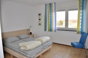 Postel nebo postele na pokoji v ubytování Duinerei appartement B203