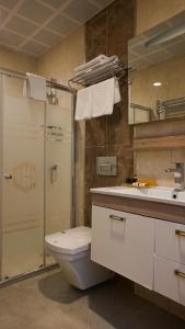 Koupelna v ubytování Ayder Hasimoglu Hotel
