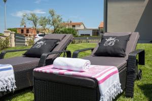 Posedenie v ubytovaní Family Villa Mare for max 8 person with jacuzzi Kukci Poreč countryside