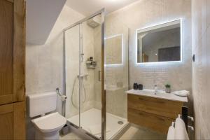 Kúpeľňa v ubytovaní Family Villa Mare for max 8 person with jacuzzi Kukci Poreč countryside
