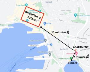 Foto dalla galleria di Apartment Bačvice in Split a Spalato (Split)