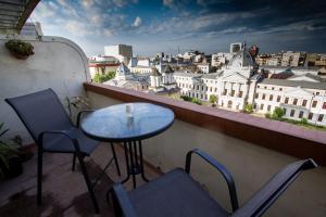 Balkón nebo terasa v ubytování Great View Apartment in the Center of the City