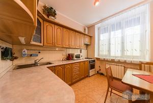 A kitchen or kitchenette at Apartment on Pecherskom 18