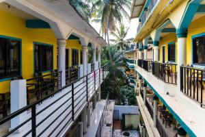 a view from the balcony of a building at IVON Guest House Arambol in Arambol