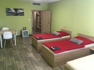 Postel nebo postele na pokoji v ubytování Penzion Relax Litovel + 29 fotografií