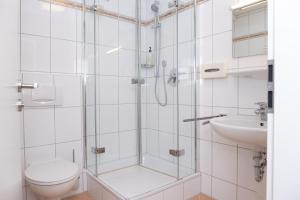 Koupelna v ubytování Gasthaus Hotel Kranz