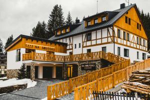 Apartmány Na Soutoku - Březník during the winter