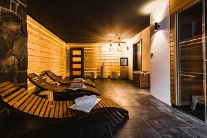 Posezení v ubytování Apartmány Na Soutoku - Březník