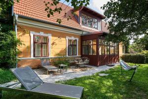 Vonkajšia záhrada v ubytovaní Villa Tranquillini auf Gut Guntrams