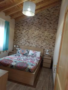 Ένα ή περισσότερα κρεβάτια σε δωμάτιο στο Casa las Niñas