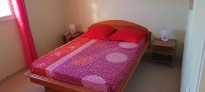 Postel nebo postele na pokoji v ubytování VILLA LINEDDY/HAPALINE