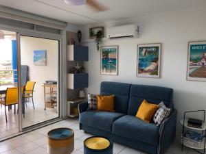 Кът за сядане в Studio de charme VUE MER 2 personnes ENTIEREMENT RENOVÉ
