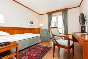 TV a/nebo společenská místnost v ubytování Hotel Bishops Arms Malmö