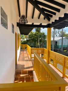 Balkon lub taras w obiekcie Palmar de Jericó Suites