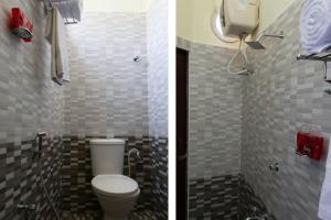 Koupelna v ubytování Hotel Priso