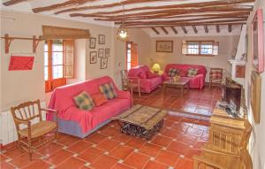 A seating area at Gorgeous Home In Archidona