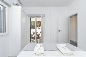 Posteľ alebo postele v izbe v ubytovaní 21 luxury apartments + 37 fotografií