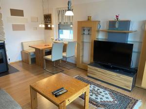 Posezení v ubytování Wunderschöne Ferienwohnung in Nagel am See
