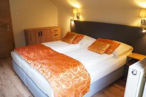Voodi või voodid majutusasutuse Ferienwohnung Fürstenbrunn toas