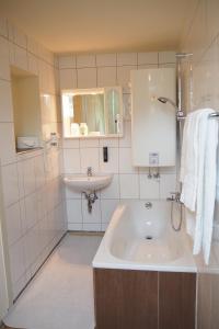 Vannituba majutusasutuses Ferienwohnung Fürstenbrunn