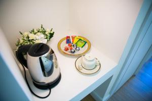 Coffee and tea making facilities at Viale Italia Boutique Rooms