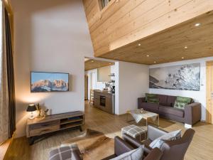 Posezení v ubytování Narzenhof Wellness Chalets, Familien & Luxus Apartments am Bauernhof