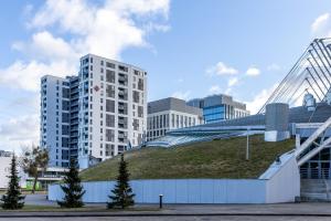 Budova, v ktorej sa apartmánový hotel nachádza