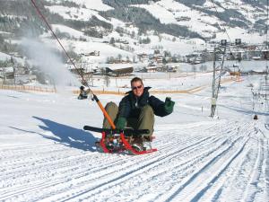 Obiekt Chalet Mühlbach near Hochkönig Ski Lift zimą