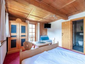 Posteľ alebo postele v izbe v ubytovaní Apartment in Kirchberg near Ski Bus
