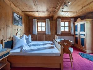 Posteľ alebo postele v izbe v ubytovaní Apartment in Kirchberg near Ski Bus