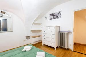 Posteľ alebo postele v izbe v ubytovaní Cattedrale di Firenze Apartment