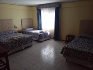Ein Bett oder Betten in einem Zimmer der Unterkunft Calafate Hostel
