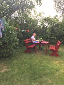 Zahrada ubytování STF Tre Björnar B&B