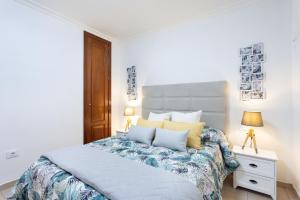 Postel nebo postele na pokoji v ubytování Home2Book Cozy Apartment Los Cristianos, Wifi&Pool + 31 fotografií