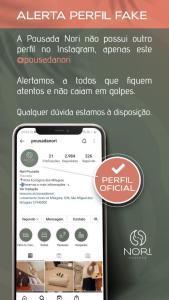 Certifikát, hodnocení, plakát nebo jiný dokument vystavený v ubytování NORI POUSADA