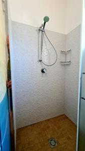 a shower with a shower head in a bathroom at Cocos Park Ischia in Ischia
